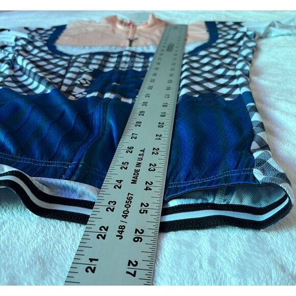 Vie 13 Train Race Womens Cycling Jersey Oktoberfest Dirndl Style XL Coolmax New - Picture 8 of 8